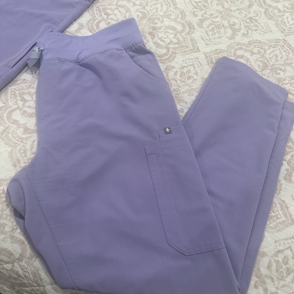 BOTTOMS ONLY  • LIMITED EDITION FIGS LAVENDER DEW SIZE L